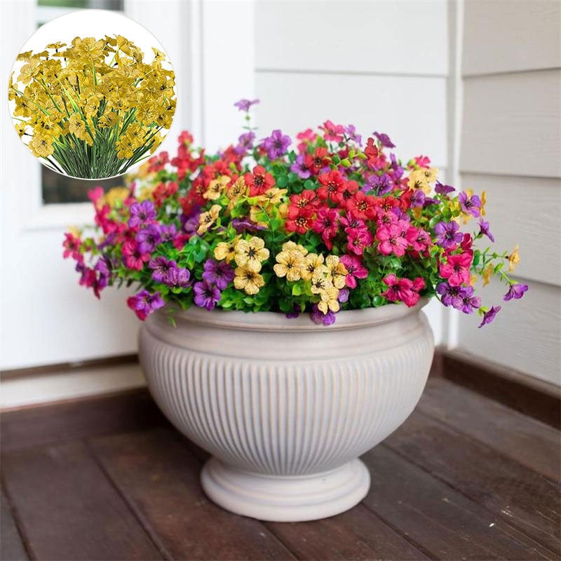 Decoración De Flor Artificial De Violeta