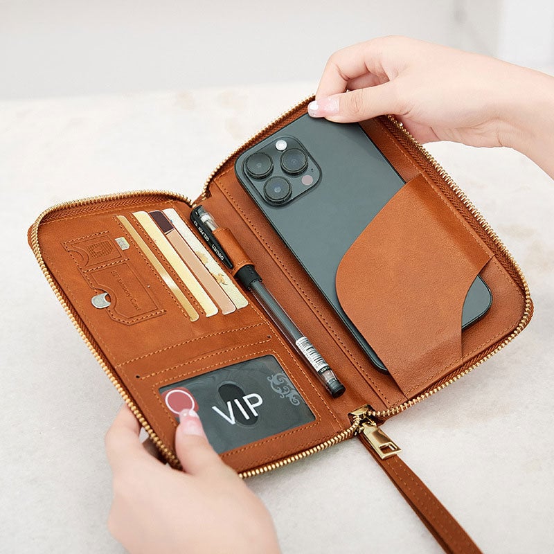 Billetera de Pasaporte RFID Multifuncional