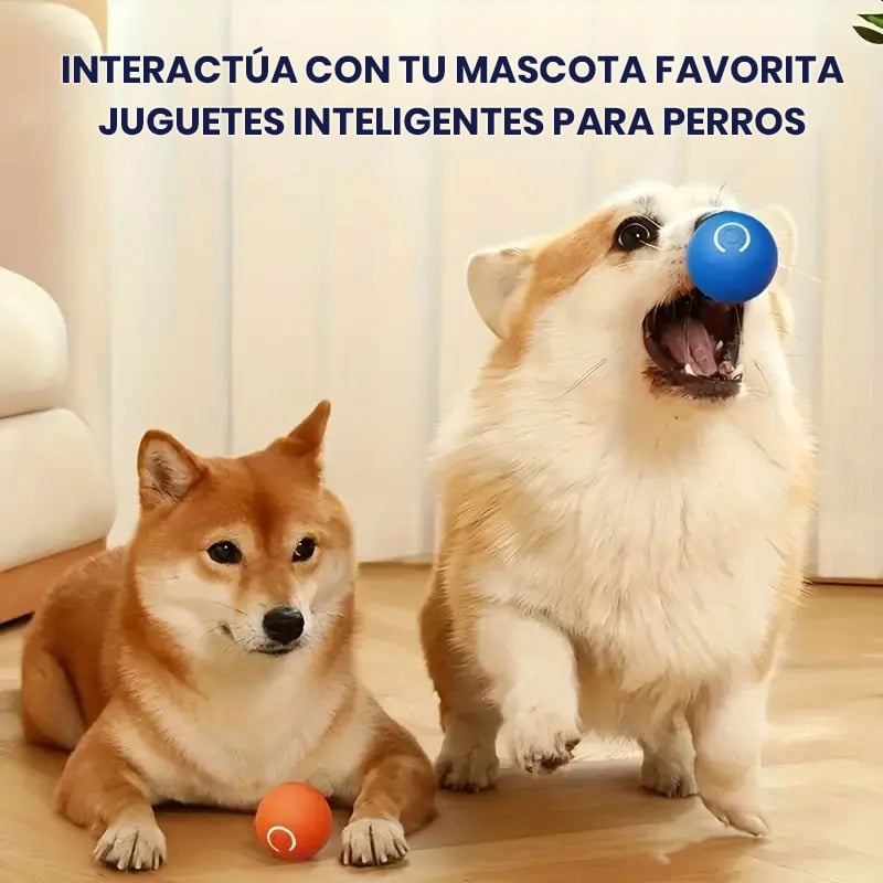 Juguete Eléctrico de Pelota Rodante para Mascotas
