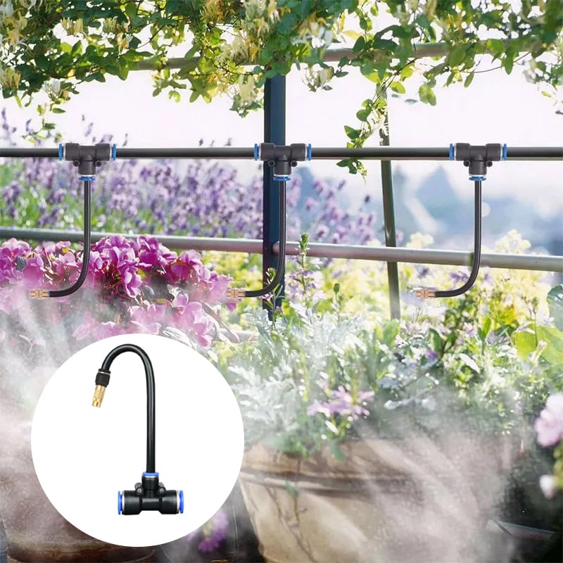 Dispositivo de riego automático con rociador universal