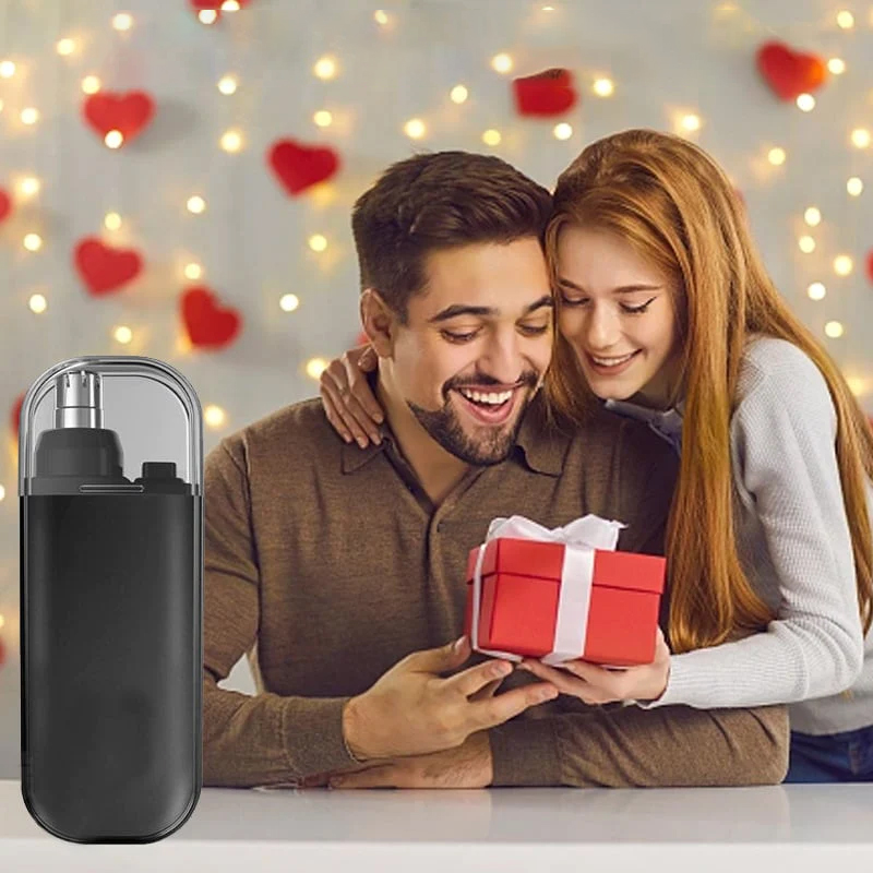 Recortador de vello nasal portátil