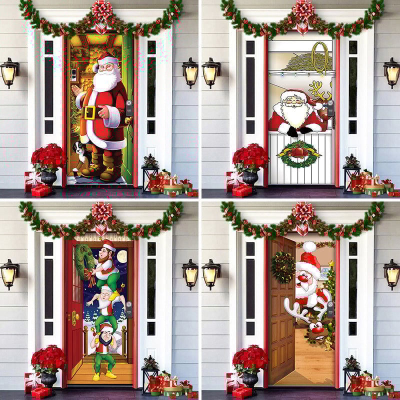 2025 Christmas Front Door Decoration