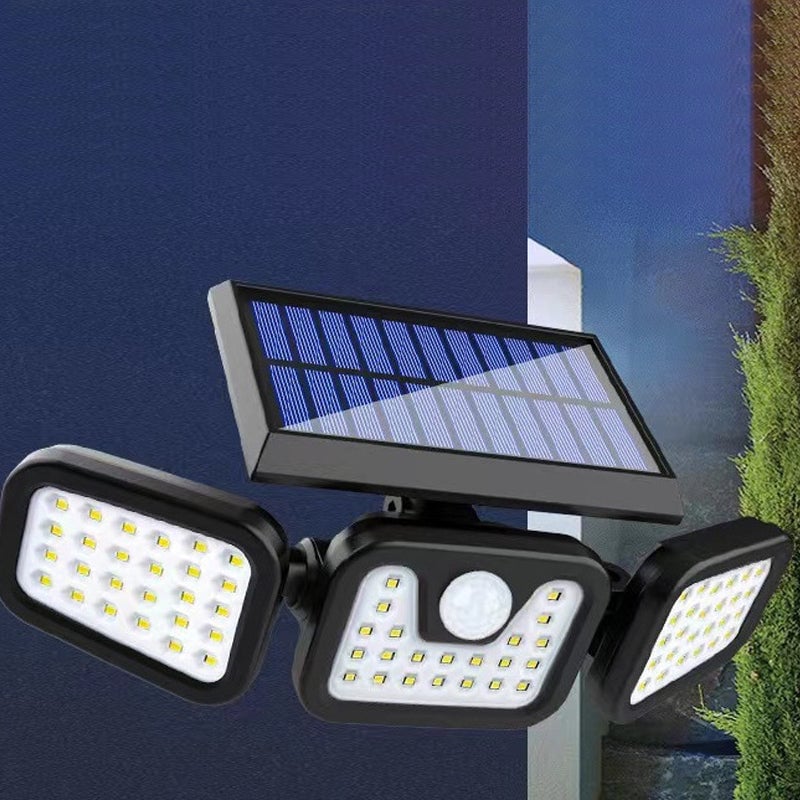 Luz LED solar con sensor de movimiento
