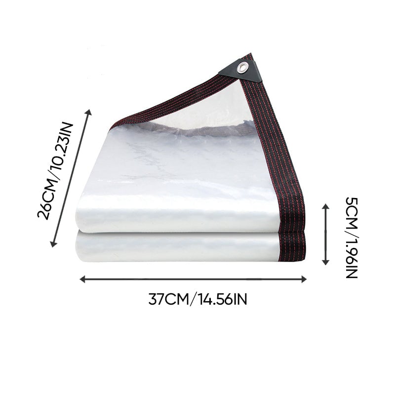 Funda impermeable de PE transparente para exteriores