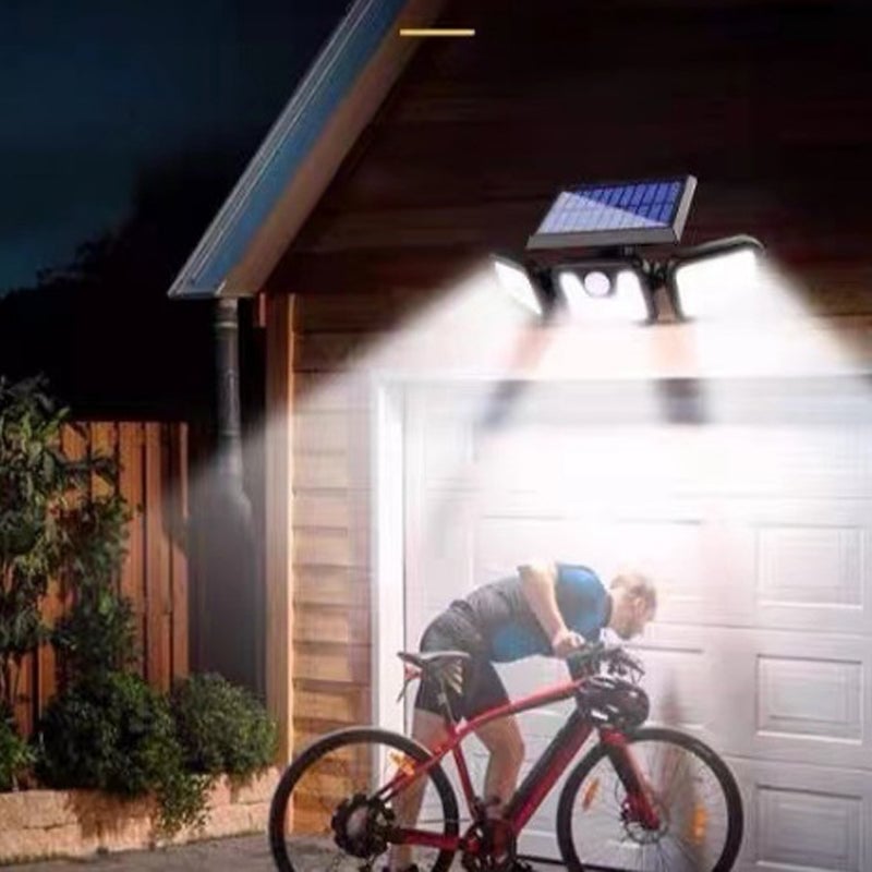 Luz LED solar con sensor de movimiento