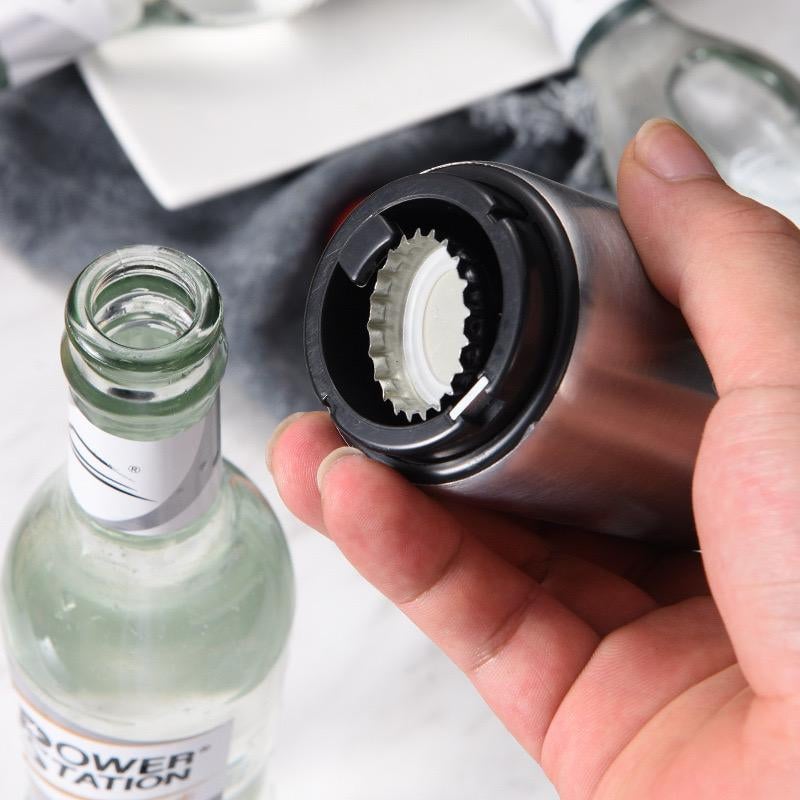 Abrebotellas Automático De Acero Inoxidable