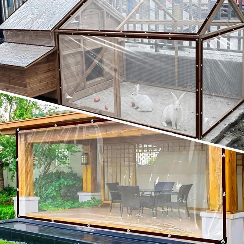 Funda impermeable de PE transparente para exteriores