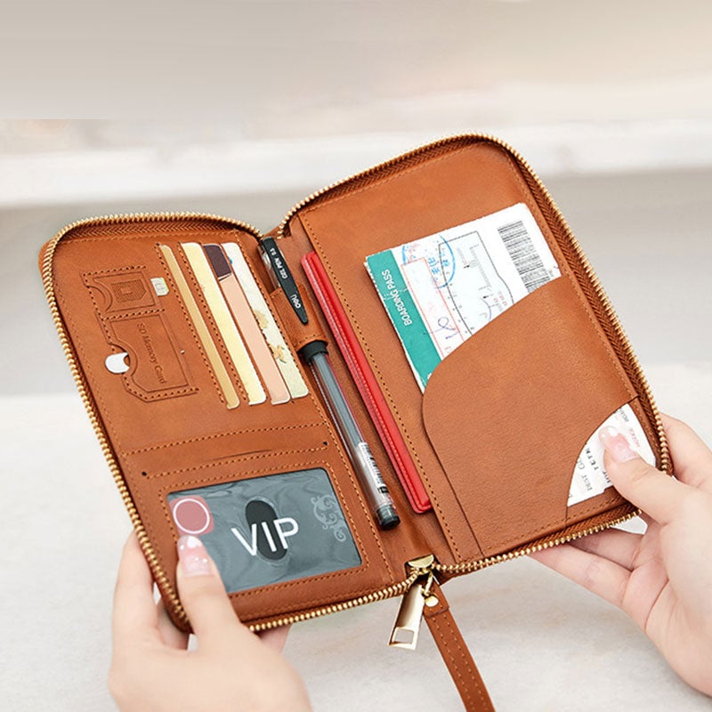 Billetera de Pasaporte RFID Multifuncional