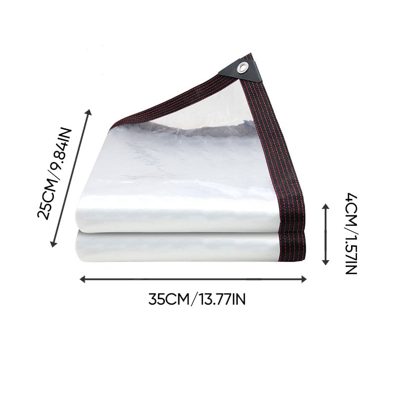 Funda impermeable de PE transparente para exteriores