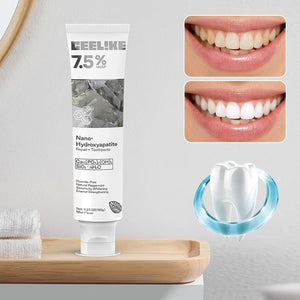 Pasta dental blanqueadora y reparadora con hidroxiapatita