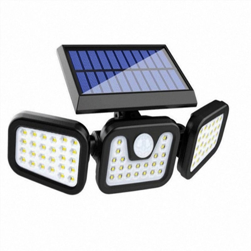 Luz LED solar con sensor de movimiento