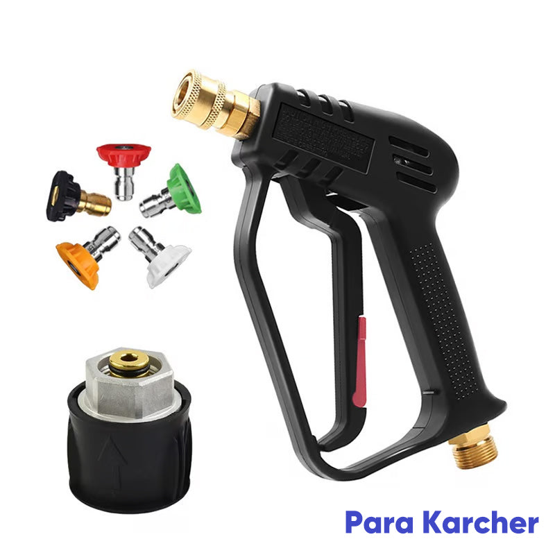 Pistola de Agua a Alta Presión con Boquillas para Lavado de Autos