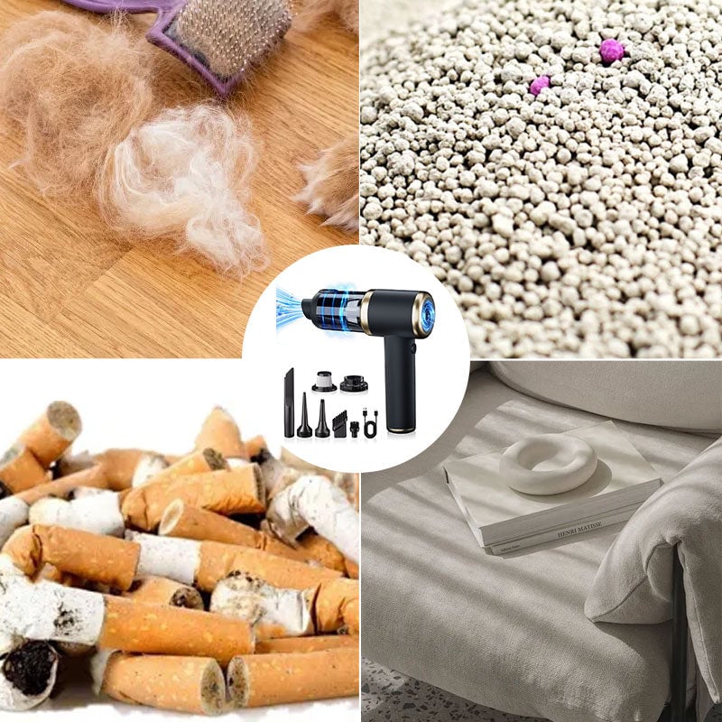 Aspiradora y Soplador Inalámbrico Mini 2 en 1