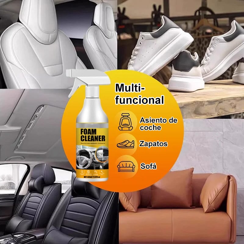 Limpiador de espuma multifuncional
