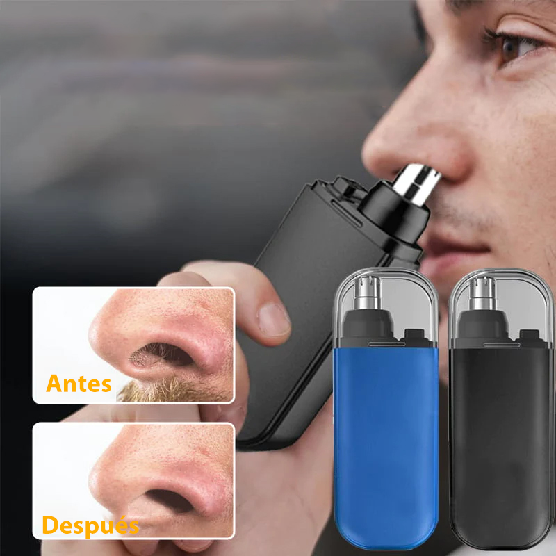 Recortador de vello nasal portátil