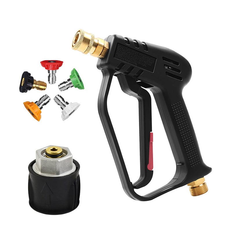 Pistola de Agua a Alta Presión con Boquillas para Lavado de Autos