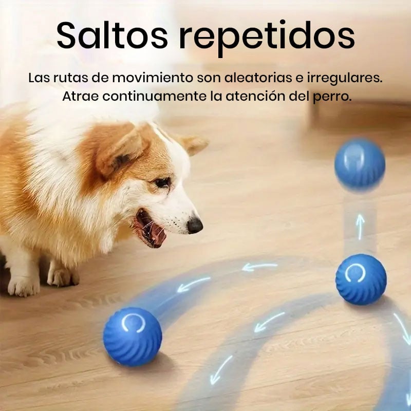 Juguete Eléctrico de Pelota Rodante para Mascotas