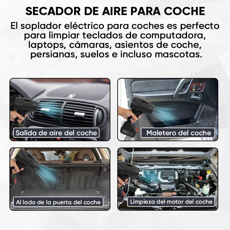 Plumero de aire superpotente turbo inalámbrico