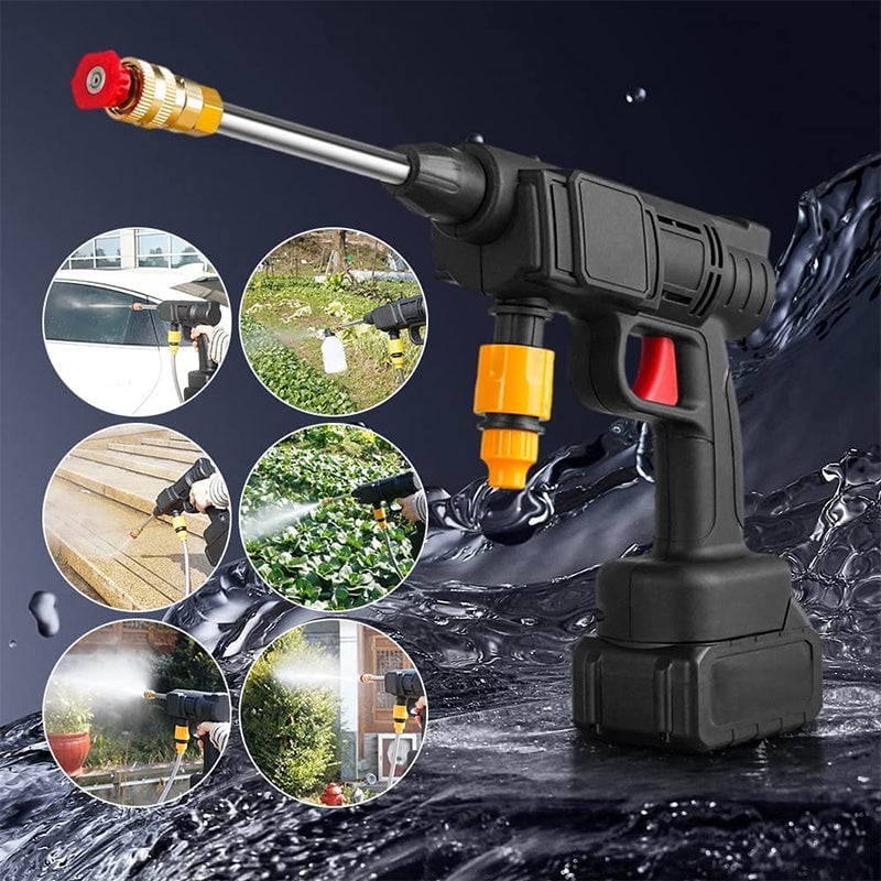 Pistola de agua pulverizada portátil inalámbrica de alta presión