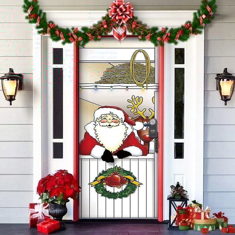 2025 Christmas Front Door Decoration