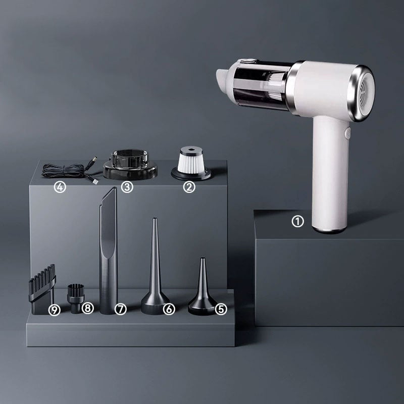 Aspiradora y Soplador Inalámbrico Mini 2 en 1