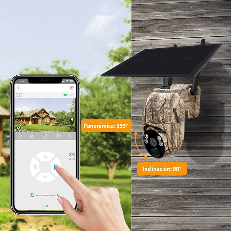 Cámara solar de camuflaje