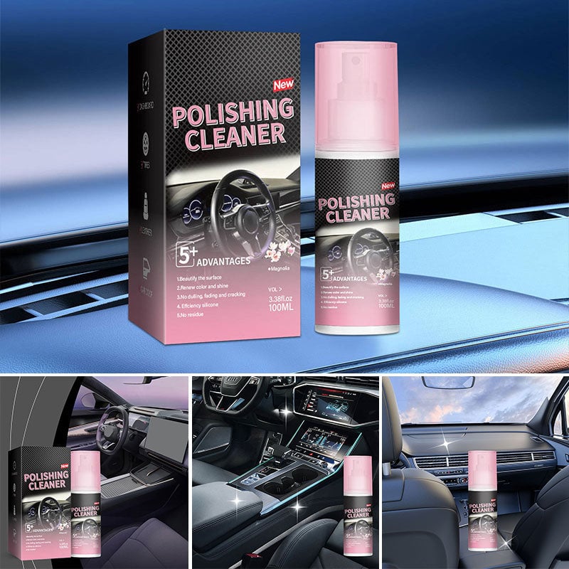 Limpiador Y Abrillantador Para Interiores De Coche