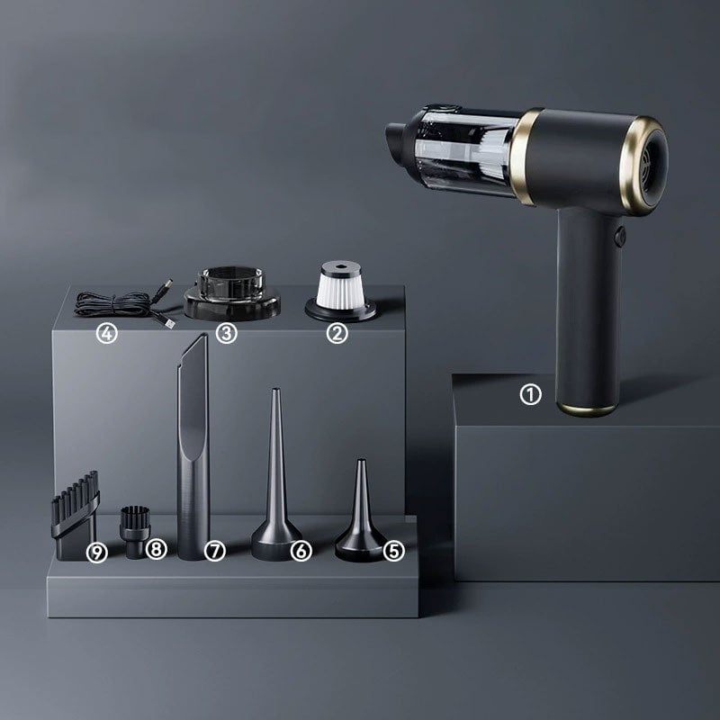 Aspiradora y Soplador Inalámbrico Mini 2 en 1