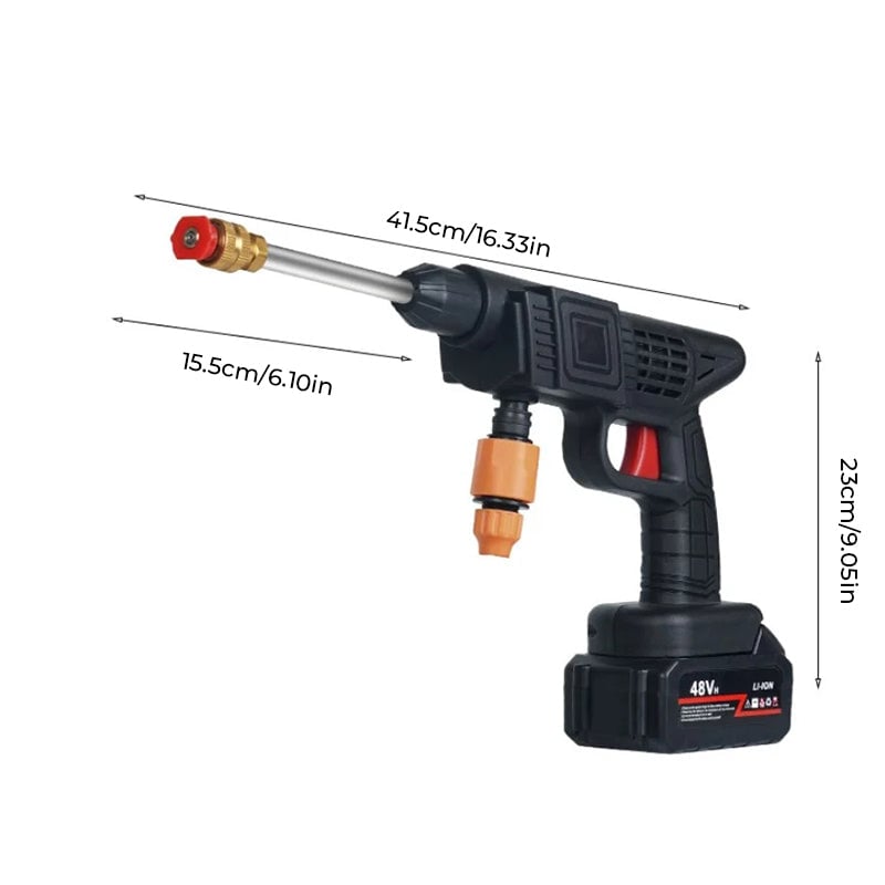 Pistola de agua pulverizada portátil inalámbrica de alta presión