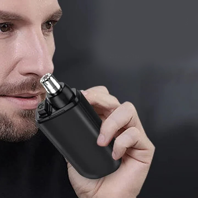 Recortador de vello nasal portátil