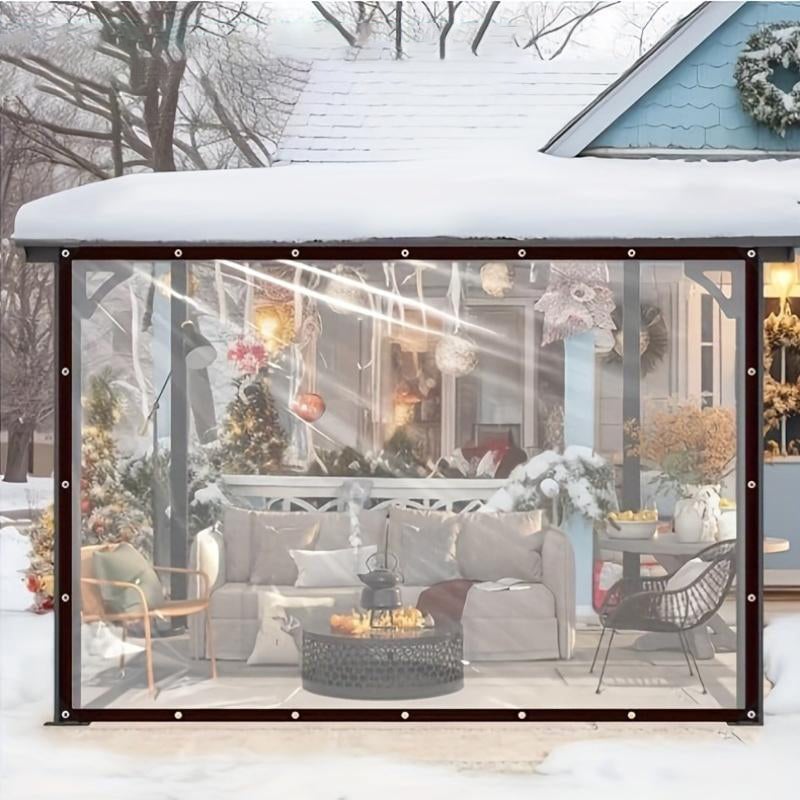 Funda impermeable de PE transparente para exteriores