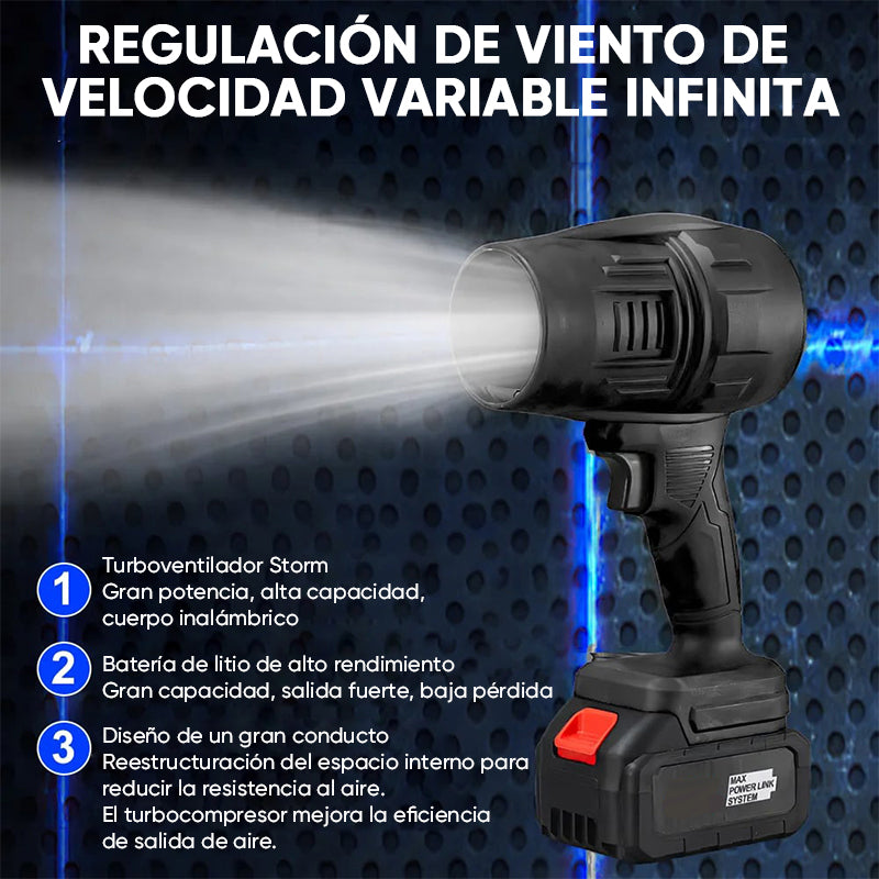 Plumero de aire superpotente turbo inalámbrico