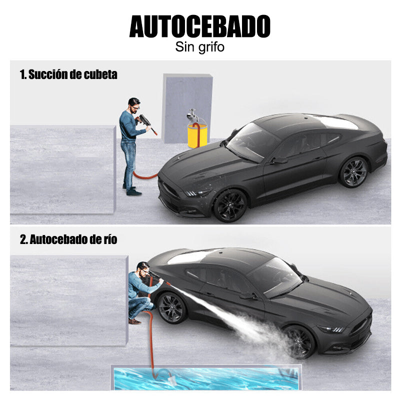 Pistola de agua pulverizada portátil inalámbrica de alta presión