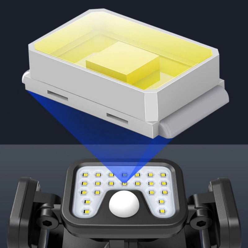Luz LED solar con sensor de movimiento