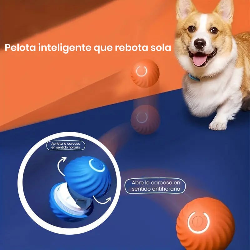 Juguete Eléctrico de Pelota Rodante para Mascotas