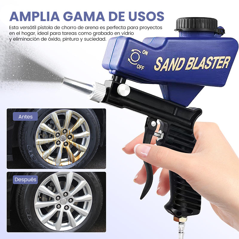 Pistola de Arena Portátil Antideslizante Sakerplus