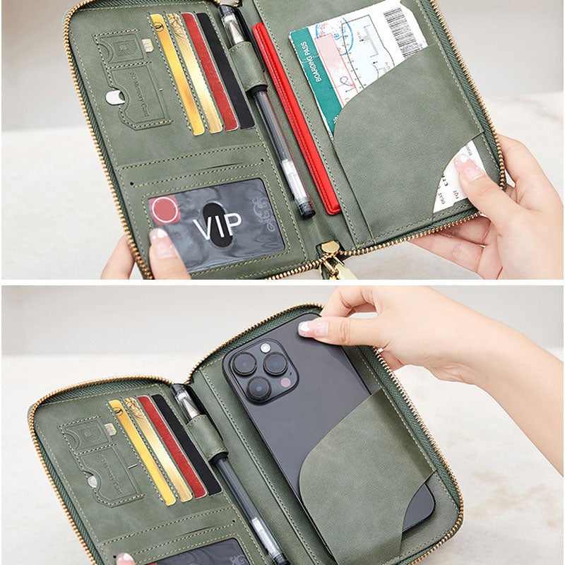 Billetera de Pasaporte RFID Multifuncional