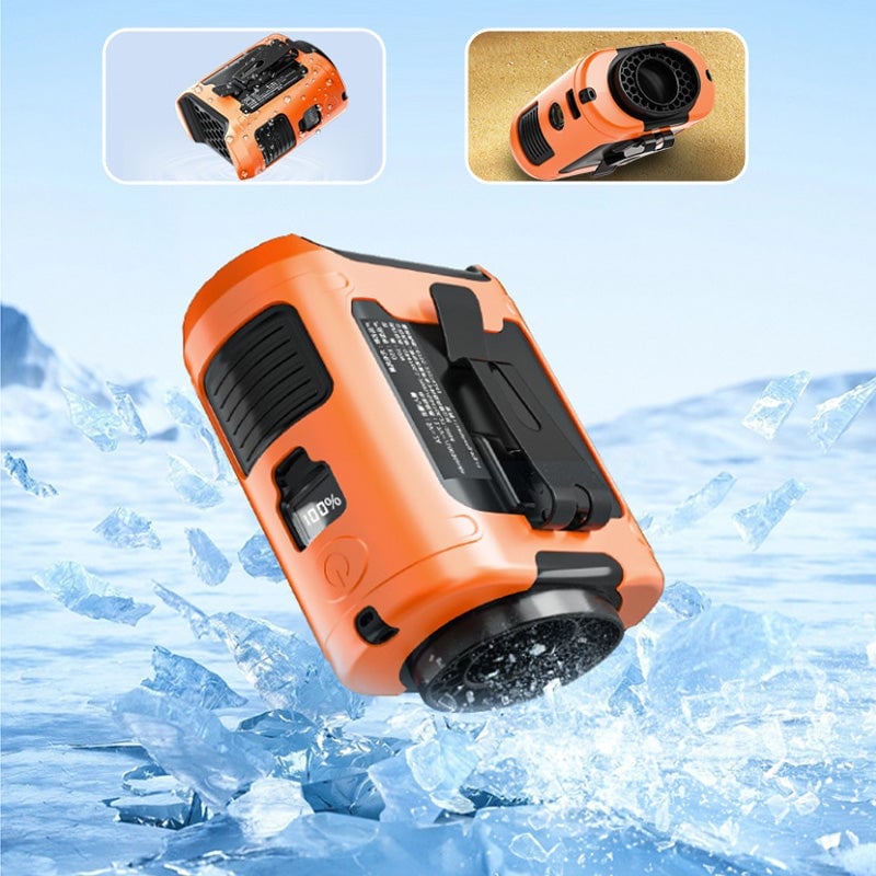 Ventilador recargable con clip para la cintura