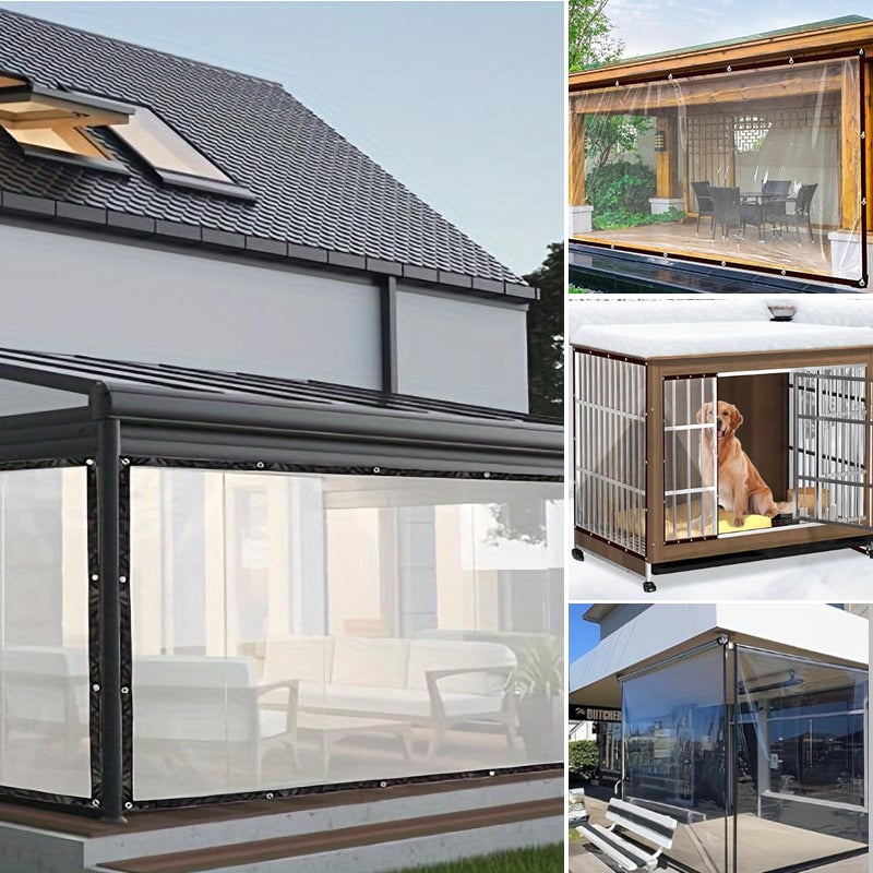 Funda impermeable de PE transparente para exteriores