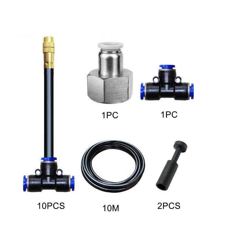 Dispositivo de riego automático con rociador universal