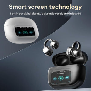 Auriculares Inalámbricos Con Clip Y Pantalla Táctil LDC A Color