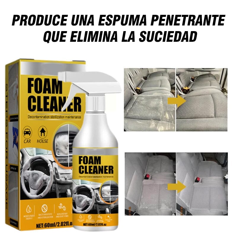 Limpiador de espuma multifuncional