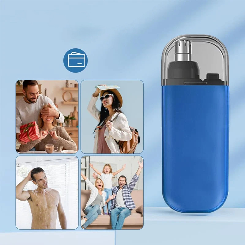 Recortador de vello nasal portátil