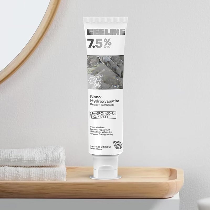 Pasta dental blanqueadora y reparadora con hidroxiapatita