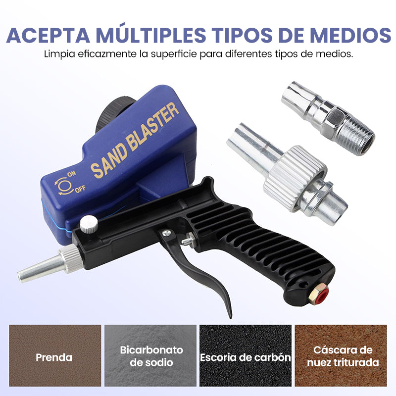 Pistola de Arena Portátil Antideslizante Sakerplus
