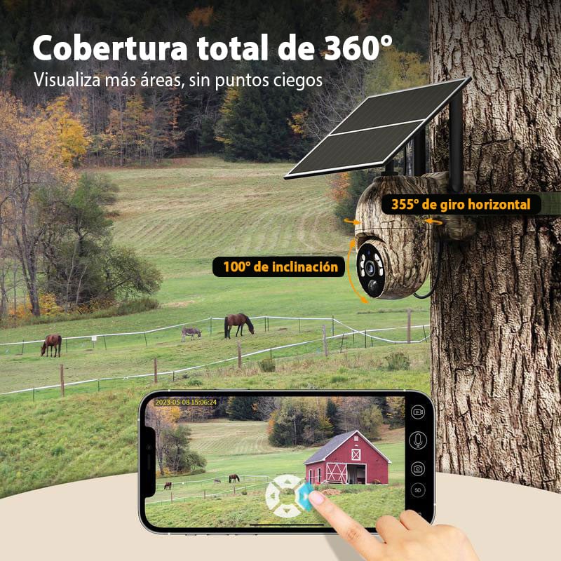 Cámara solar de camuflaje